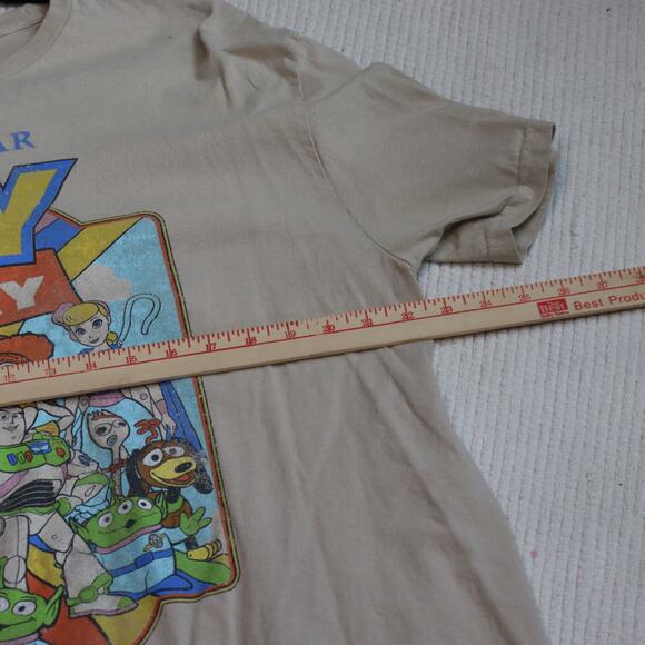 Disney Pixar Toy Story Graphic Tee XL – Beige, Retro Style - Picture 5 of 6